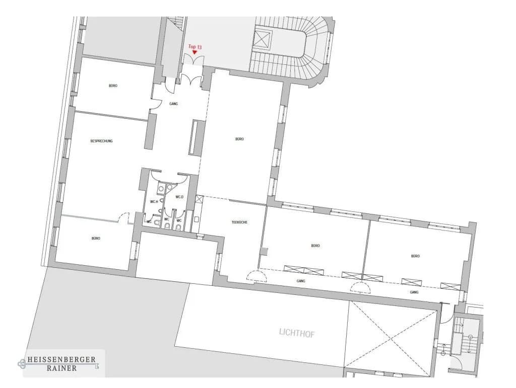 5-Zimmer-Gewerbeimmobilie mieten in Wien – 333 m², € 6.090 – Bild 12 von 12
