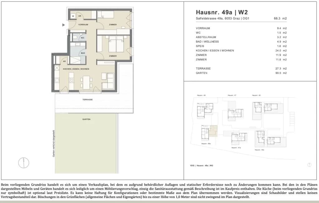 3-Zimmer-Wohnung kaufen in Graz – 68 m², € 459.000 – Bild 23 von 23