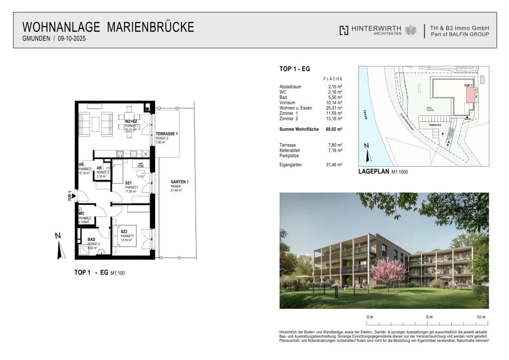3-Zimmer-Wohnung kaufen in Gmunden – 69,92 m², € 409.900 – Bild 10 von 10