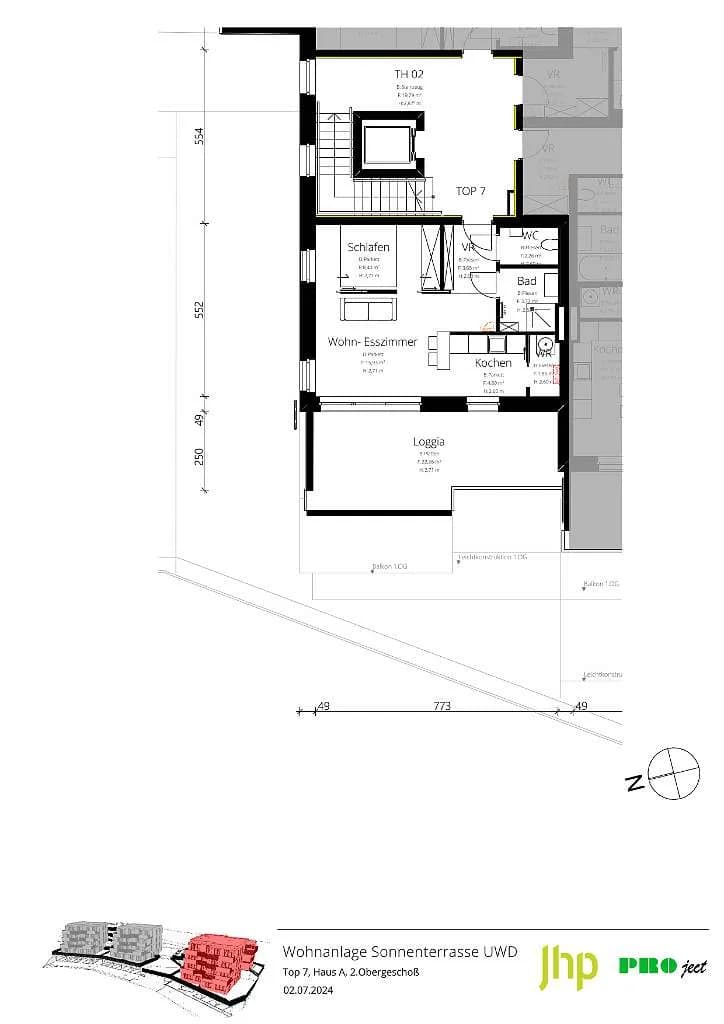 2-Zimmer-Wohnung kaufen in Freistadt – 40,63 m², € 245.000 – Bild 3 von 19