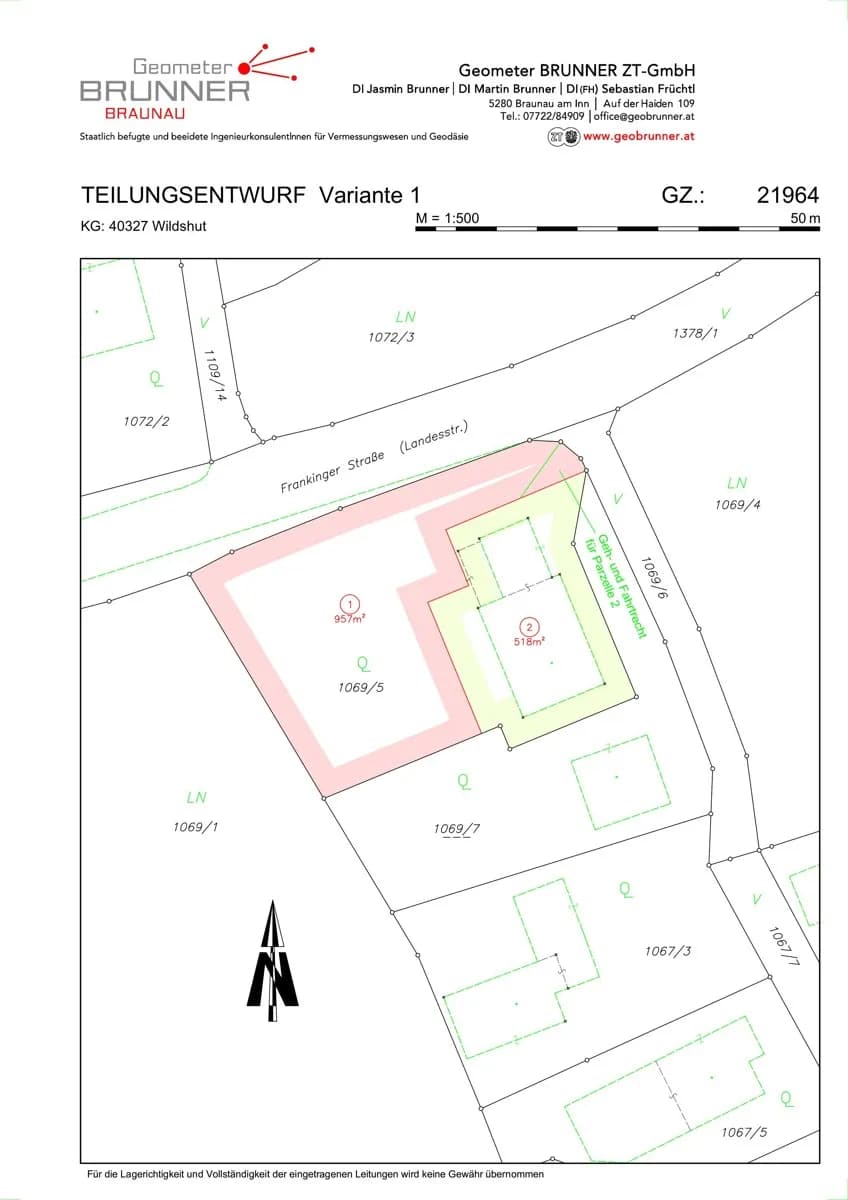Grundstück kaufen in Braunau am Inn – 881 m², € 160.000 – Bild 8 von 9
