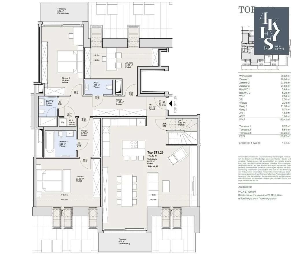 3-Zimmer-Wohnung kaufen in Wien – 170,42 m², € 2.499.000 – Bild 57 von 58