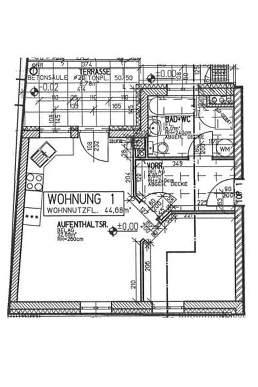 Wohnung mieten in Zwettl – 44,68 m², € 627 – Bild 3 von 3