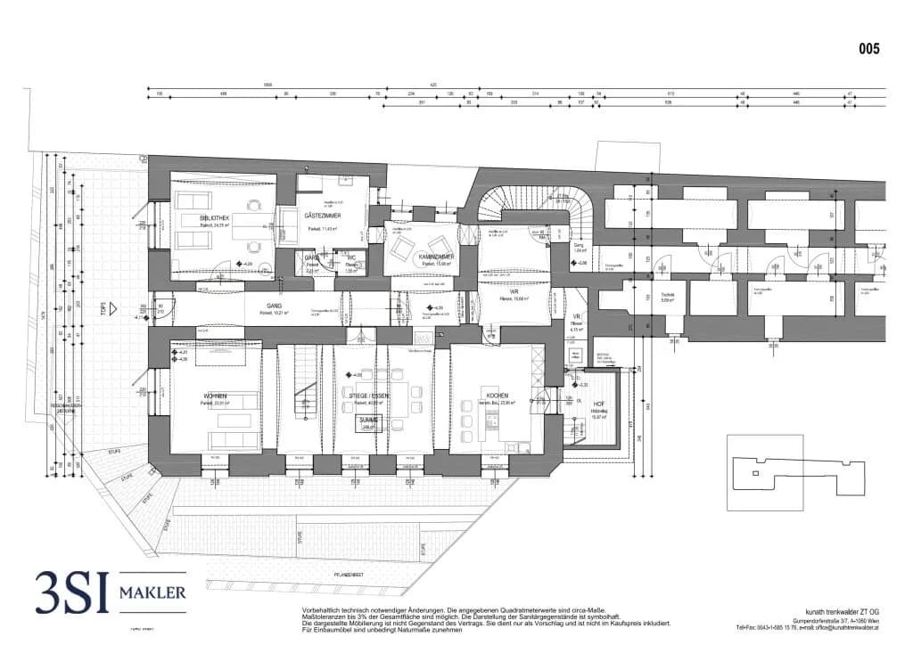 3-Zimmer-Wohnung kaufen in Wien – 242,54 m², € 2.190.000 – Bild 25 von 26