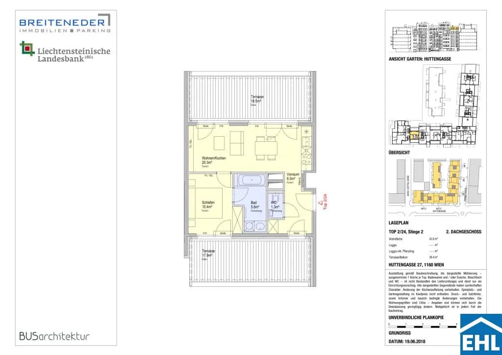 2-Zimmer-Wohnung mieten in Wien – 43,6 m², € 1.199 – Bild 10 von 10