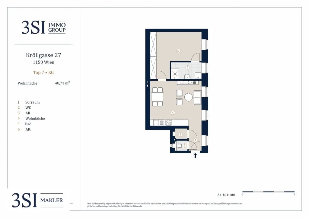 2-Zimmer-Wohnung kaufen in Wien – 49,35 m², € 375.000 – Bild 10 von 12