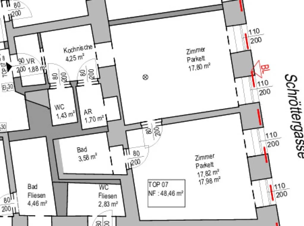 2-Zimmer-Wohnung kaufen in Wien – 48,46 m², € 275.000 – Bild 8 von 8