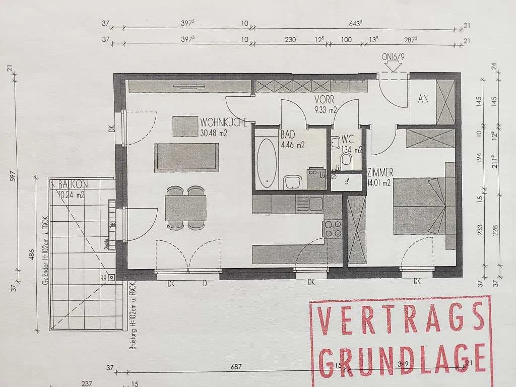 2-Zimmer-Wohnung mieten in Wien – 60 m², € 1.194 – Bild 19 von 20