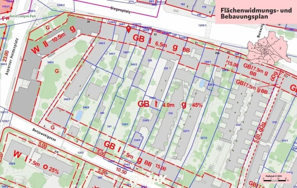Immobilie kaufen in Wien – 1 425 m²