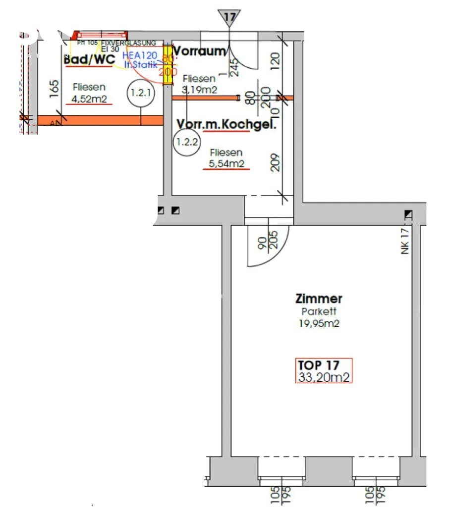 1-Zimmer-Wohnung kaufen in Wien – 33,2 m², € 179.000 – Bild 6 von 6