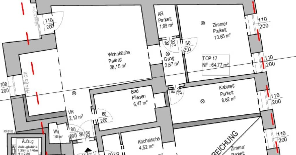 3-Zimmer-Wohnung kaufen in Wien – 64,77 m², € 375.000 – Bild 9 von 9