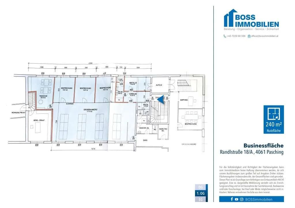 Gewerbeimmobilie mieten in Linz Land – 240 m², € 2.088 – Bild 11 von 11