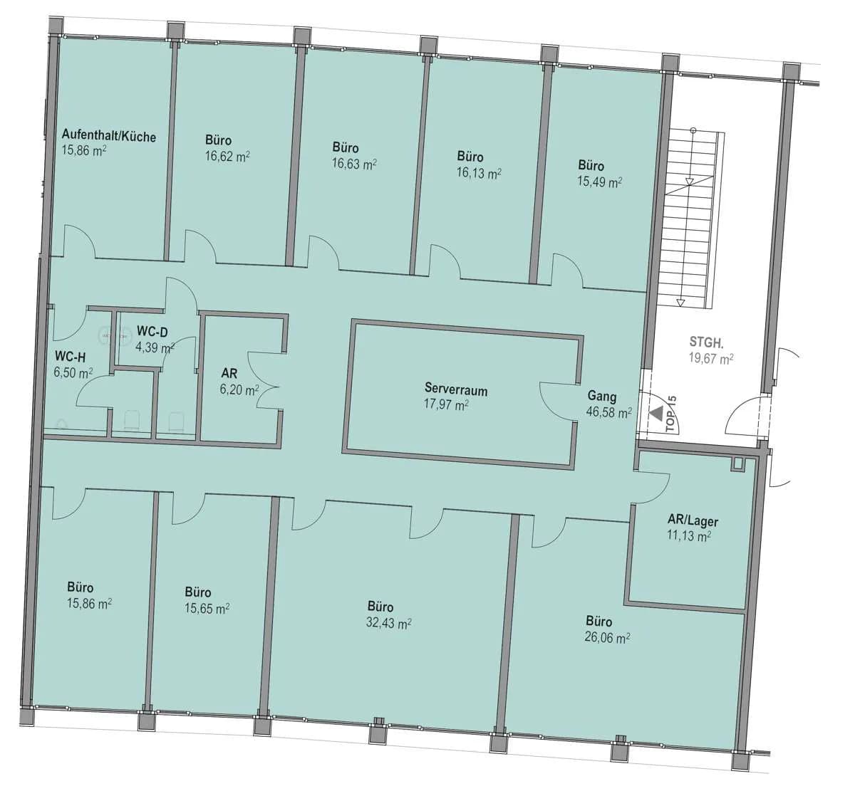 Gewerbeimmobilie mieten in Salzburg-Umgebung – 264 m², € 4.364 – Bild 5 von 5