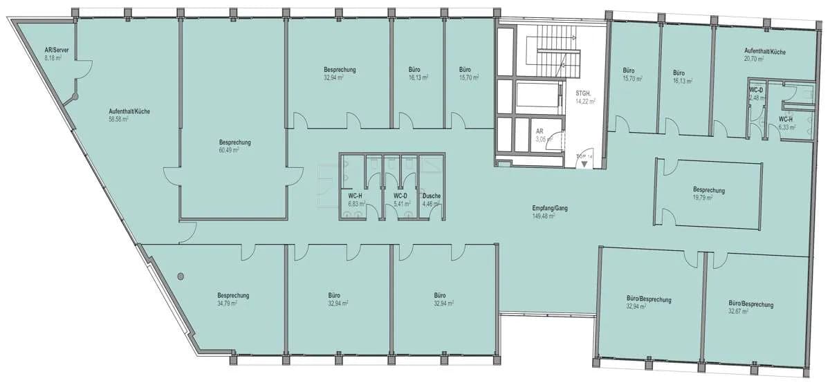 Gewerbeimmobilie mieten in Salzburg-Umgebung – 606 m², € 9.815 – Bild 7 von 7