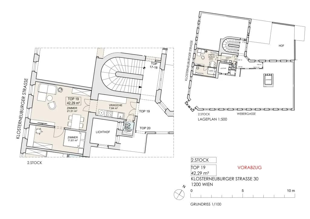 2-Zimmer-Wohnung kaufen in Wien – 42,29 m², € 219.000 – Bild 27 von 27