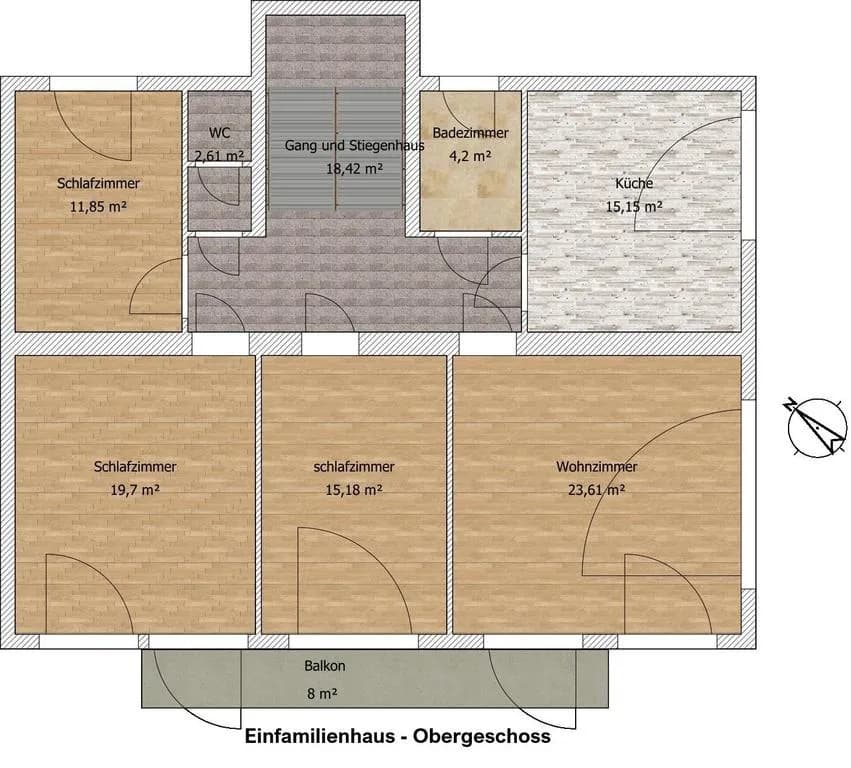 10-Zimmer-Haus kaufen in Neunkirchen – 288 m², € 380.000 – Bild 22 von 25