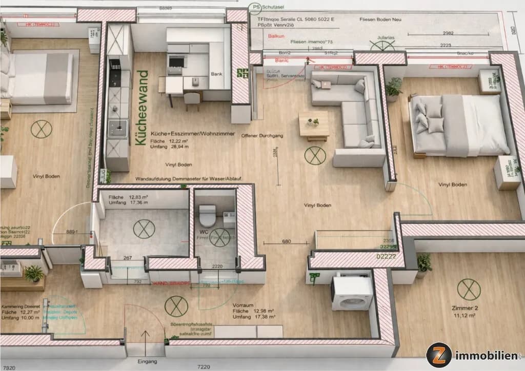 3-Zimmer-Wohnung mieten in Oberwart – 82 m², € 1.150 – Bild 14 von 14
