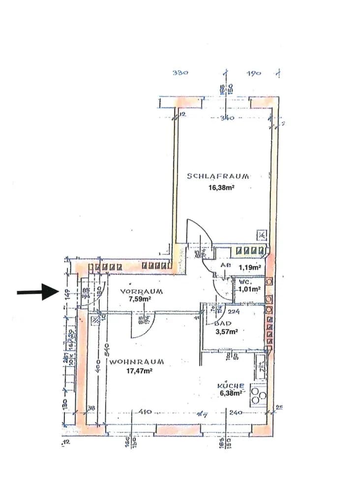 2-Zimmer-Wohnung kaufen in Wien – 53,59 m², € 245.000 – Bild 13 von 13