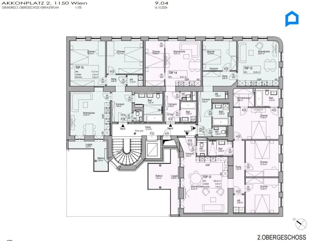 4-Zimmer-Wohnung kaufen in Wien – 77,07 m², € 647.000 – Bild 29 von 44