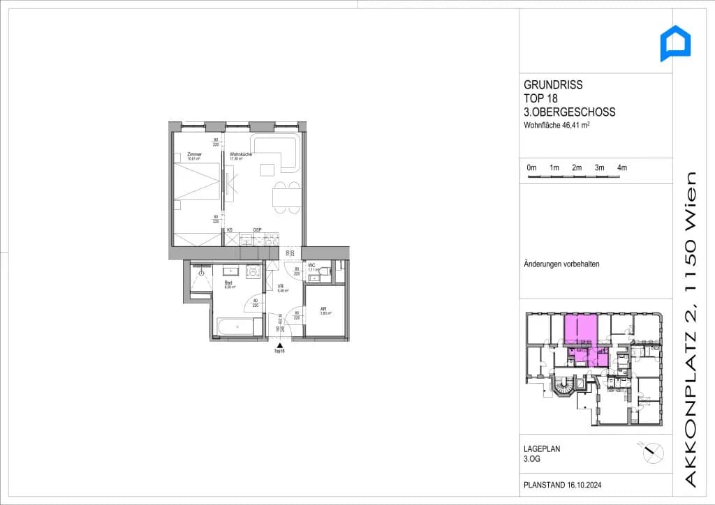 4-Zimmer-Wohnung kaufen in Wien – 77,07 m², € 647.000 – Bild 42 von 44