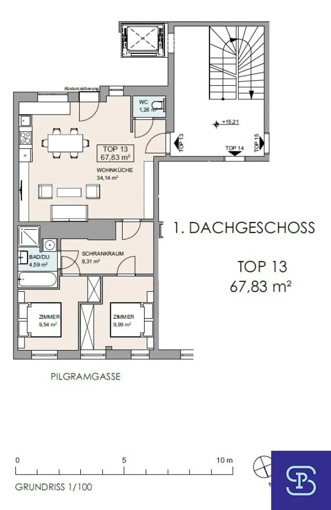 3-Zimmer-Wohnung kaufen in Wien – 69,34 m², € 658.800 – Bild 19 von 19