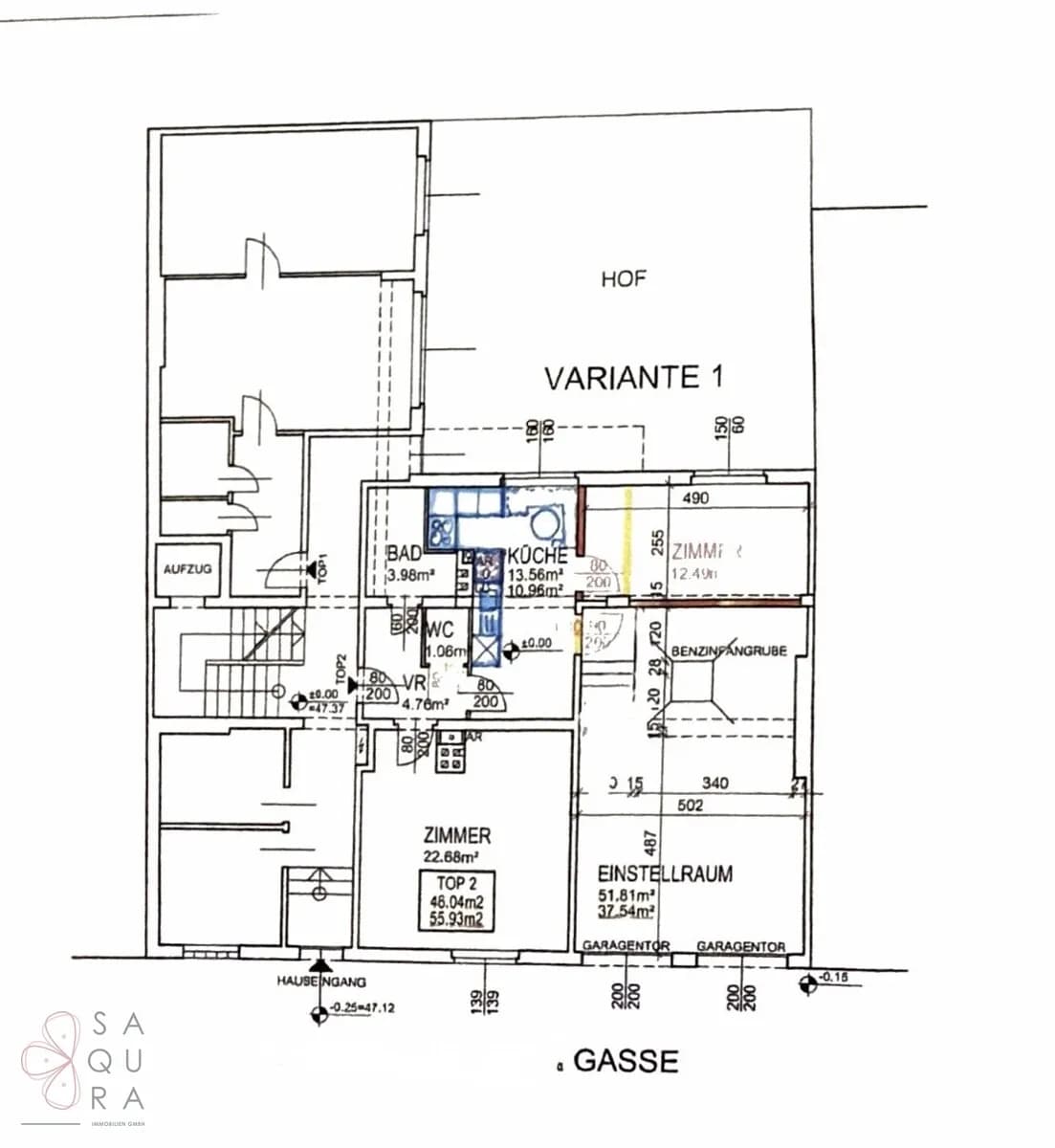 2-Zimmer-Wohnung kaufen in Wien – 49 m², € 319.000 – Bild 8 von 8