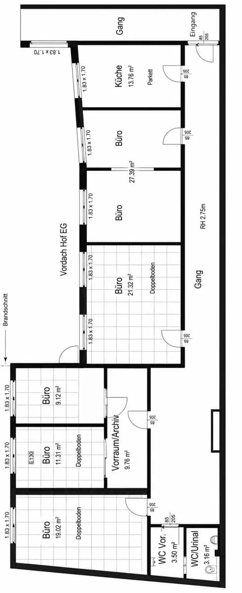 Gewerbeimmobilie mieten in Salzburg Stadt – 125 m², € 1.981 – Bild 9 von 9