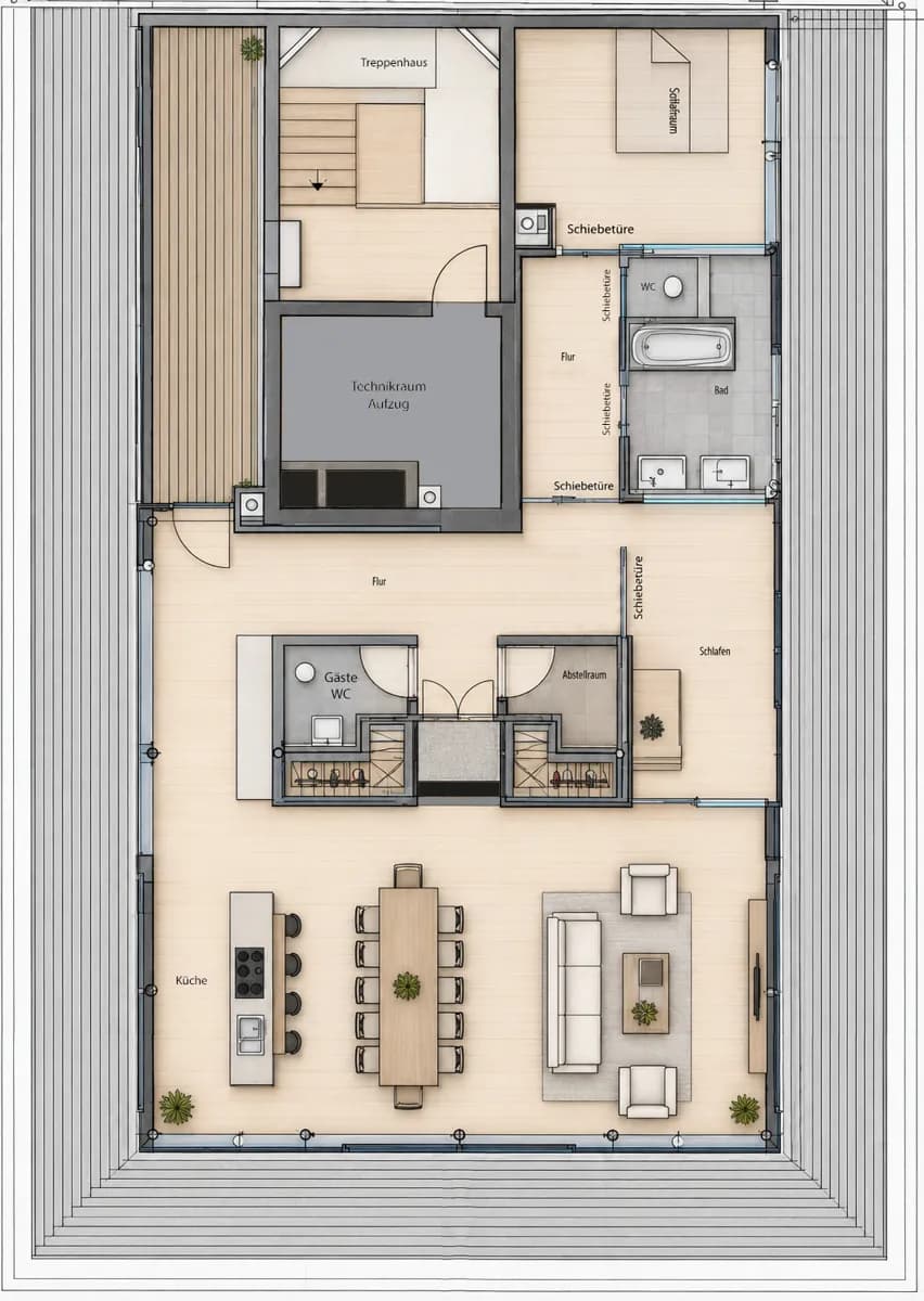 Wohnung mieten in Salzburg Stadt – 140 m², € 3.316 – Bild 7 von 7
