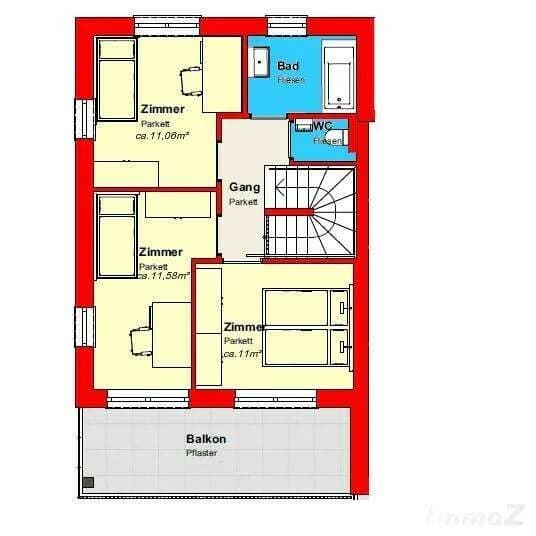 4-Zimmer-Haus kaufen in Graz – 95,4 m², € 549.557 – Bild 3 von 8