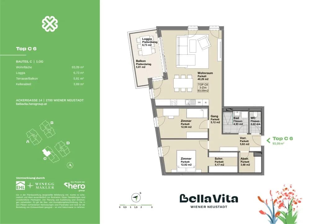Immobilie kaufen in Wiener Neustadt – 93,09 m², € 349.000 – Bild 27 von 27