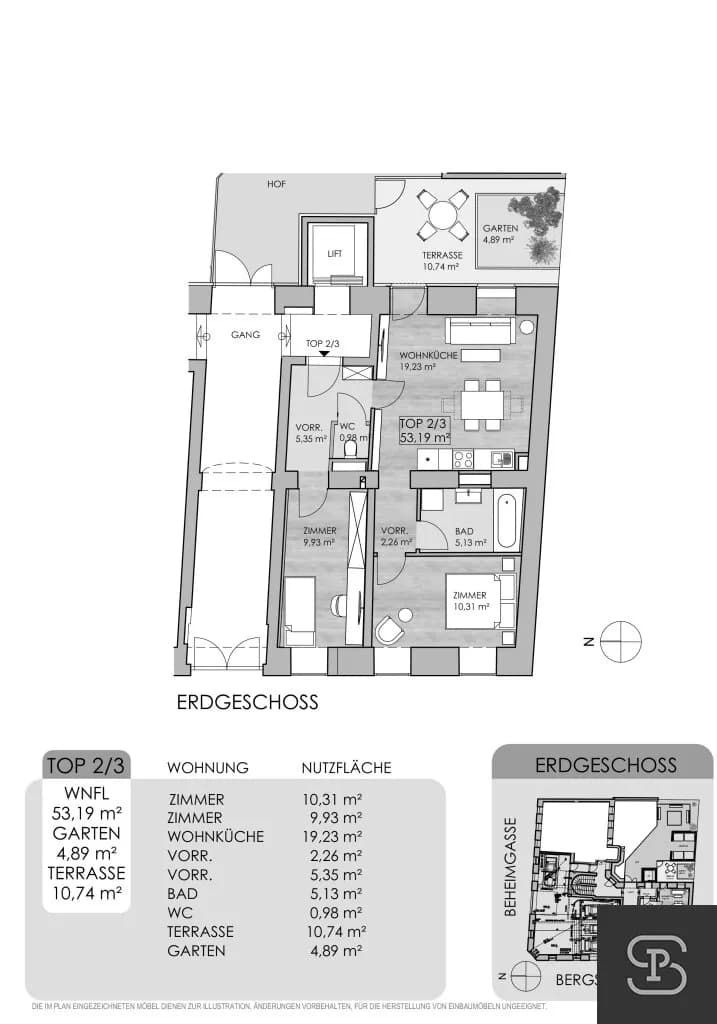 3-Zimmer-Wohnung kaufen in Wien – 53,2 m², € 329.000 – Bild 17 von 17