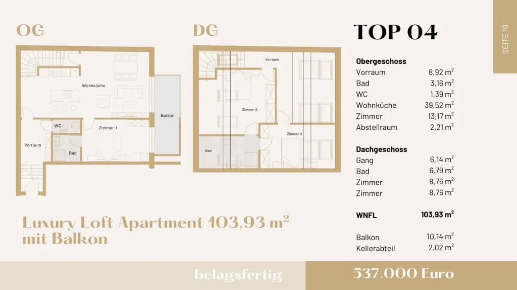4-Zimmer-Wohnung kaufen in Mödling – 103,93 m², € 537.000 – Bild 21 von 26