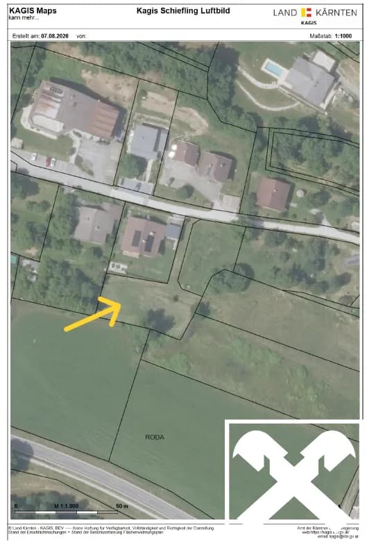 Grundstück kaufen in Klagenfurt Land – 1 201 m², € 119.000 – Bild 7 von 8