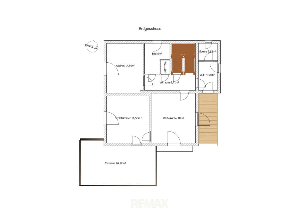 6-Zimmer-Haus kaufen in Bruck-Mürzzuschlag – 138,5 m², € 128.000 – Bild 34 von 35