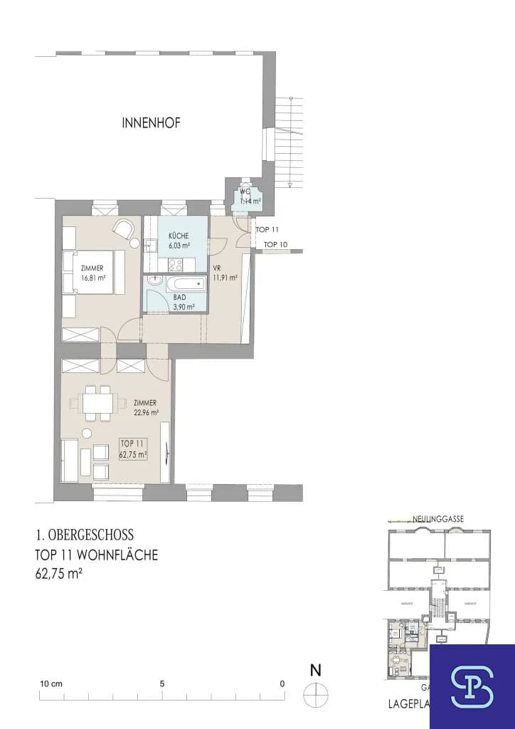 2-Zimmer-Wohnung kaufen in Wien – 63 m², € 469.000 – Bild 19 von 19