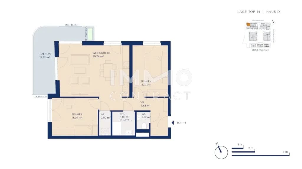 3-Zimmer-Wohnung kaufen in Wien – 72,2 m², € 429.000 – Bild 11 von 11