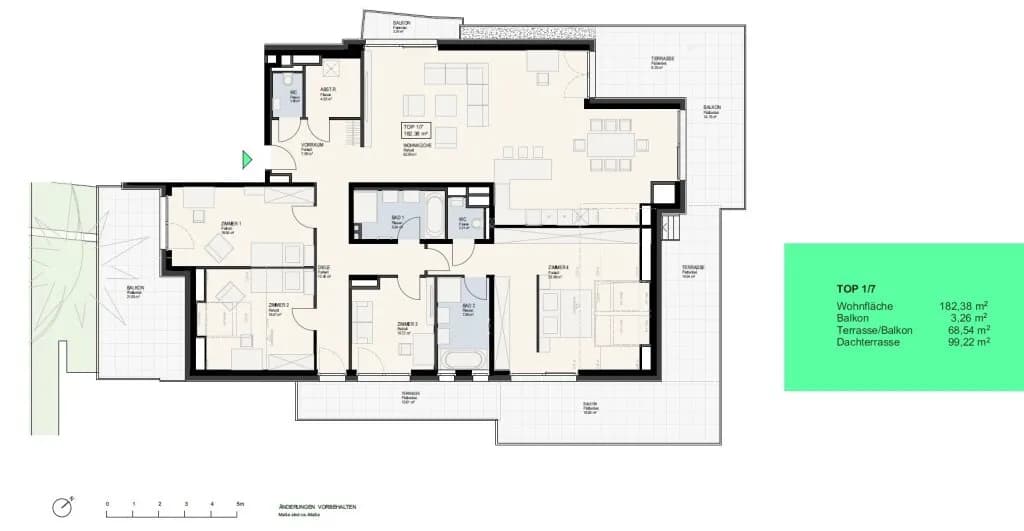 5-Zimmer-Wohnung kaufen in Wien – 182,68 m², € 3.450.000 – Bild 12 von 13