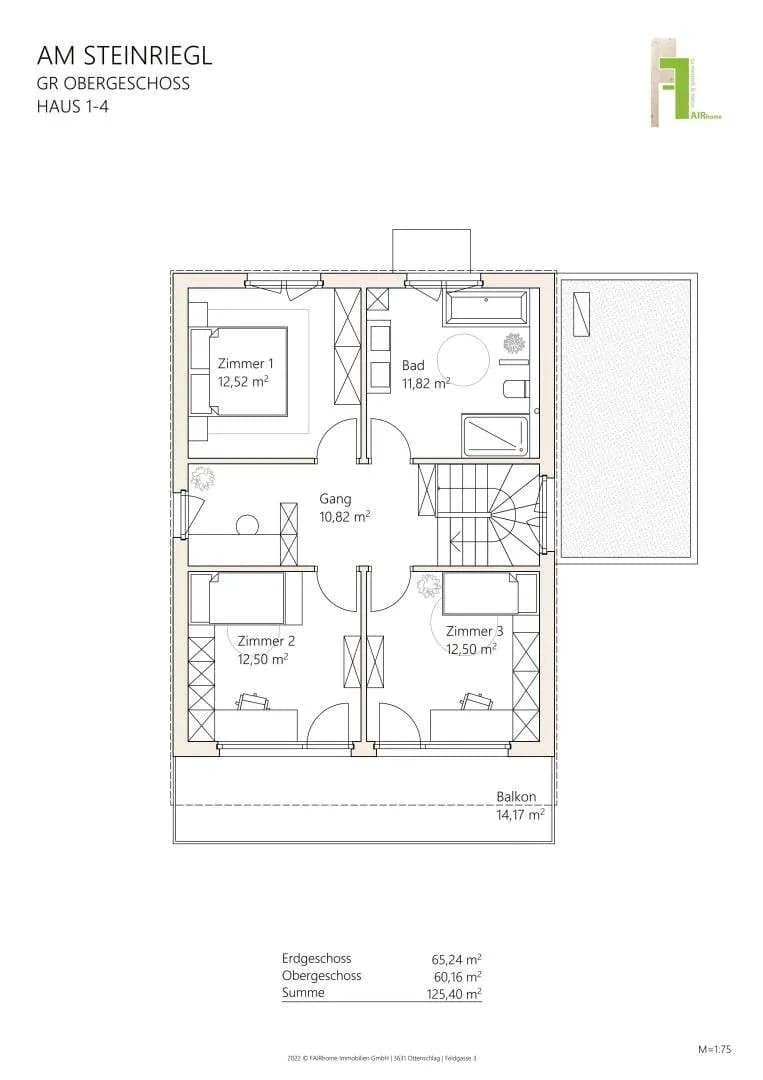 5-Zimmer-Haus mieten in Tulln – 126,6 m², € 1.891 – Bild 5 von 15