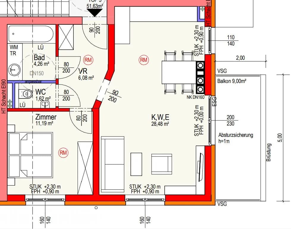 2-Zimmer-Wohnung mieten in Gänserndorf – 52 m², € 995 – Bild 19 von 22