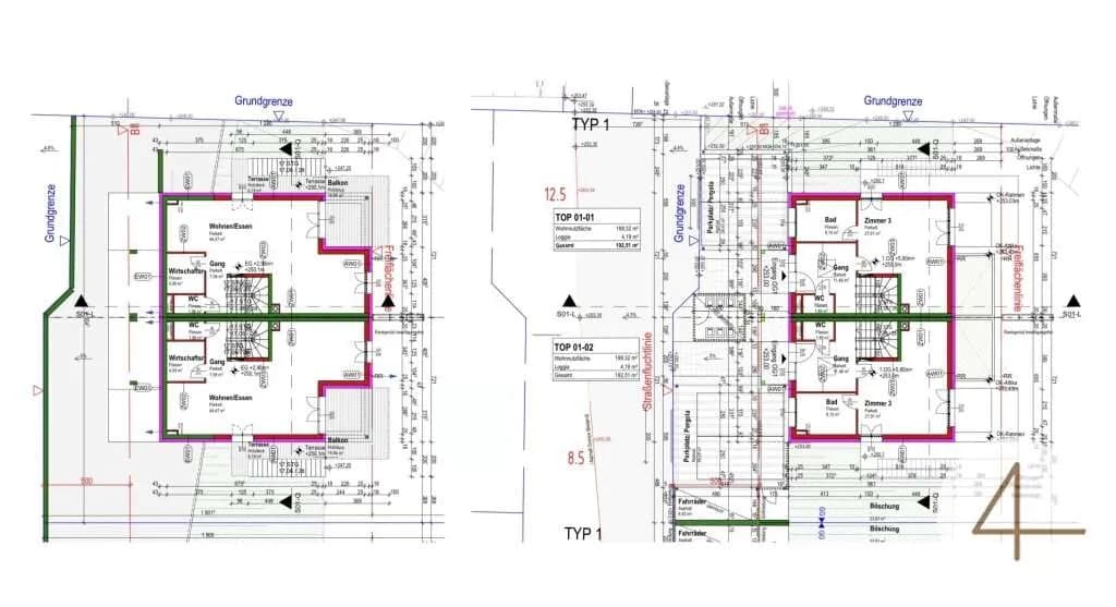 Grundstück kaufen in Tulln – 774 m², € 409.000 – Bild 3 von 4