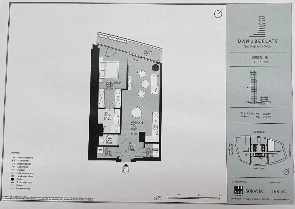 2-Zimmer-Wohnung kaufen in Wien – 60,28 m², € 840.000 – Bild 16 von 16