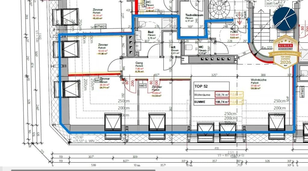 4-Zimmer-Wohnung kaufen in Wien – 108,74 m², € 679.000 – Bild 13 von 26