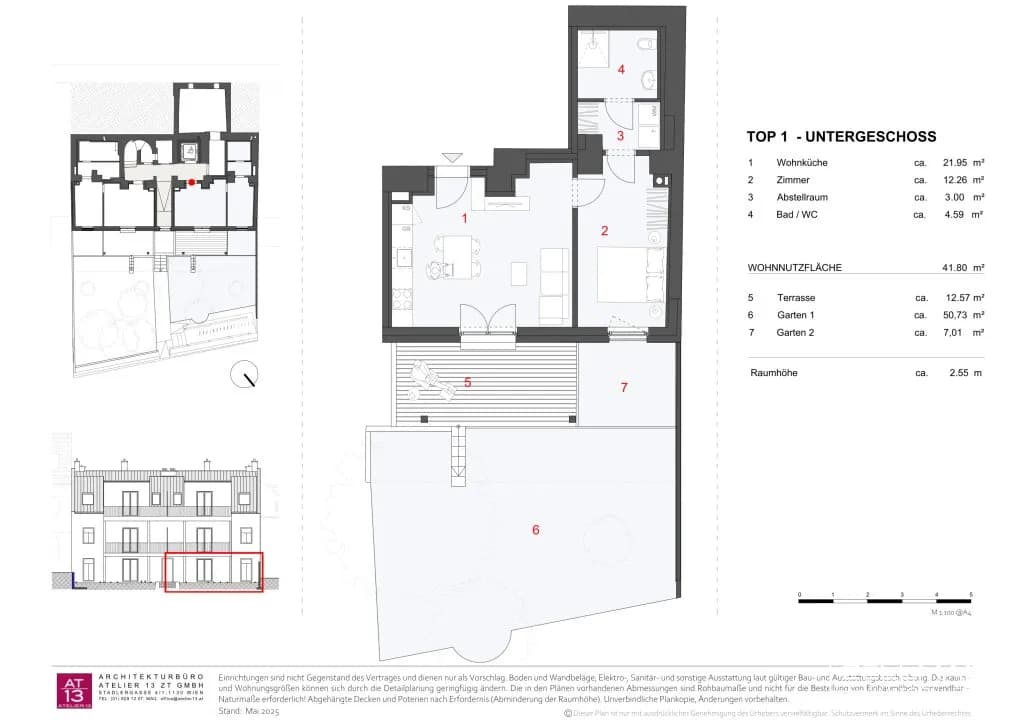 2-Zimmer-Wohnung kaufen in Wien – 41,8 m², € 388.000 – Bild 7 von 7