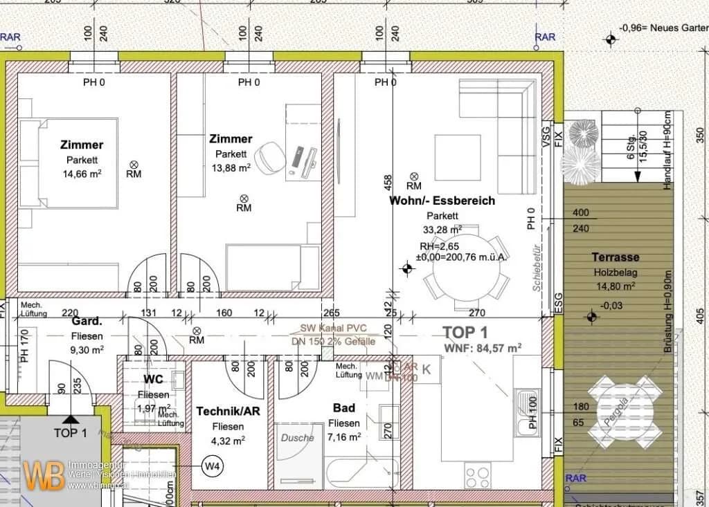 3-Zimmer-Wohnung kaufen in Neusiedl am See – 84 m², € 349.000 – Bild 6 von 7