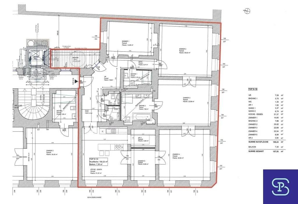 4-Zimmer-Wohnung mieten in Wien – 150,23 m², € 3.450 – Bild 26 von 26