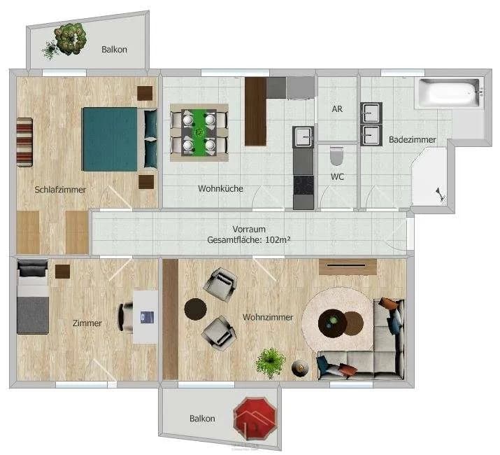 4-Zimmer-Wohnung kaufen in Graz – 102,07 m², € 429.000 – Bild 22 von 22