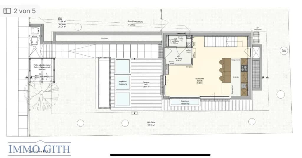 4-Zimmer-Haus mieten in Wien – 130 m², € 3.990 – Bild 34 von 37