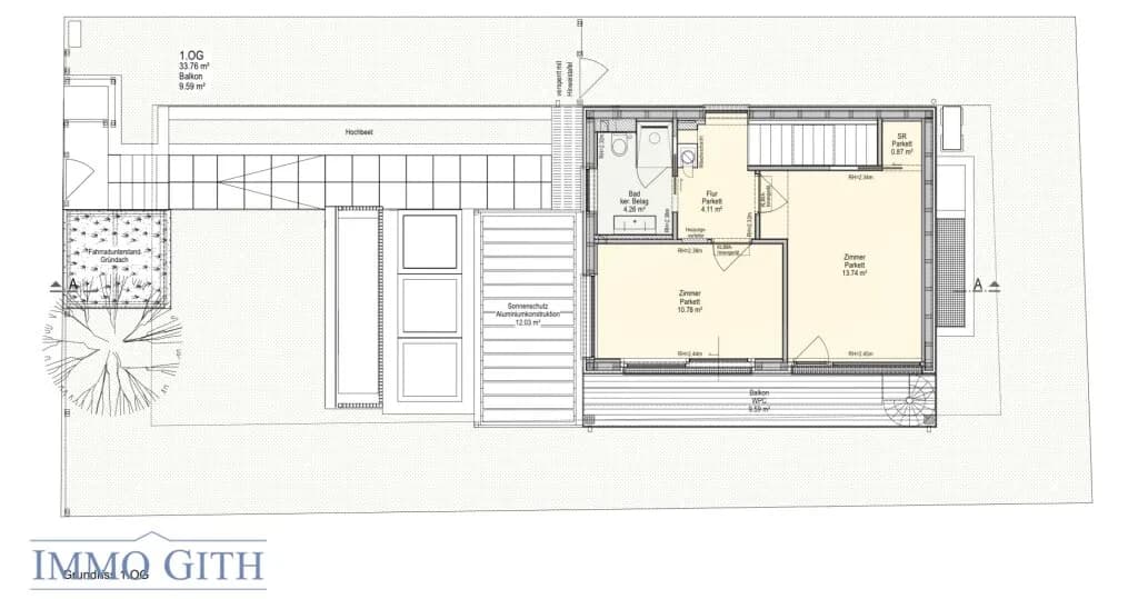 4-Zimmer-Haus mieten in Wien – 130 m², € 3.990 – Bild 36 von 37