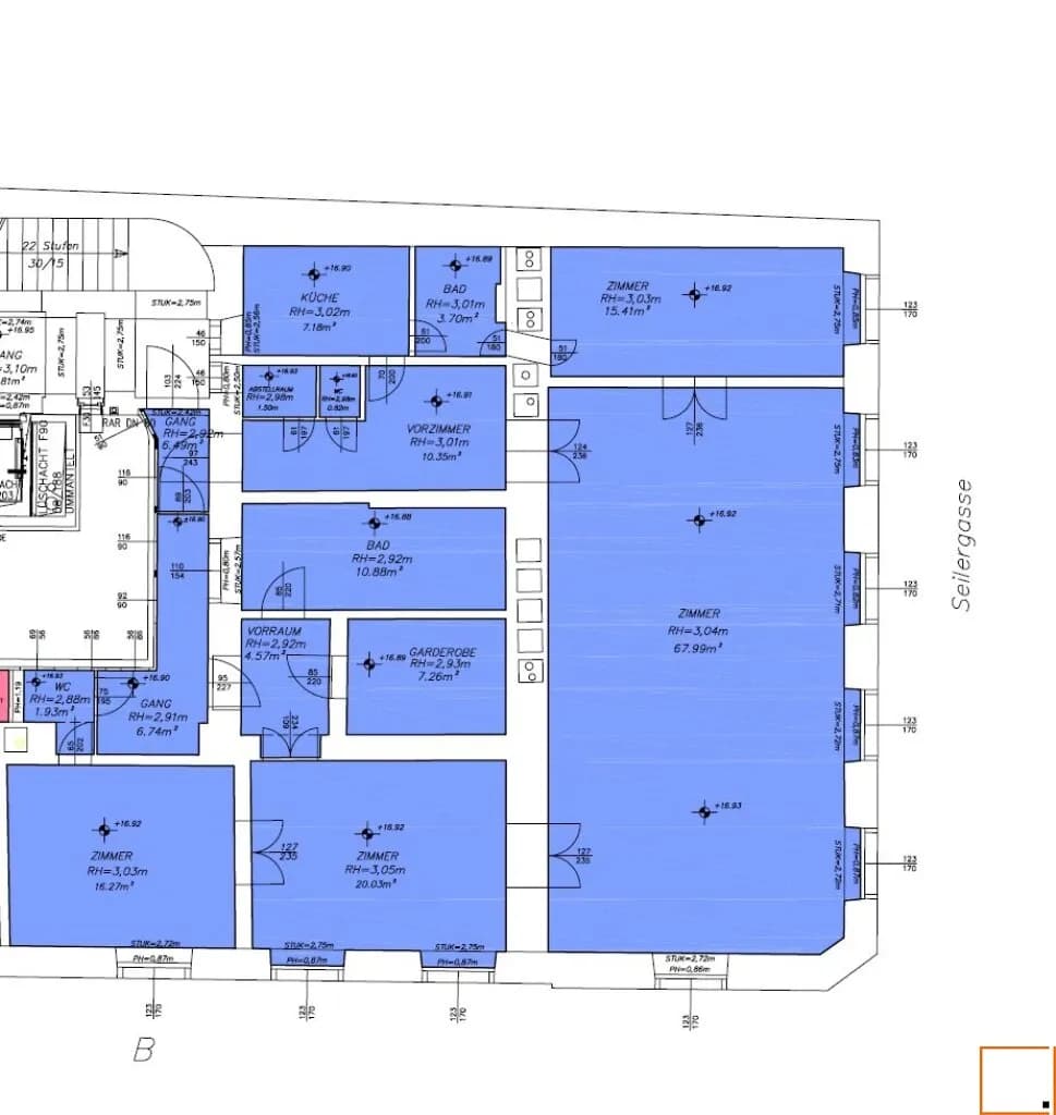 4-Zimmer-Wohnung mieten in Wien – 181,12 m², € 3.850 – Bild 20 von 21