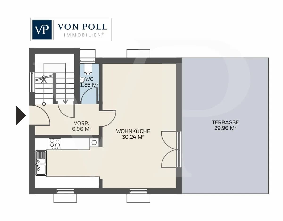 3-Zimmer-Haus kaufen in Wien – 80 m², € 685.000 – Bild 16 von 17